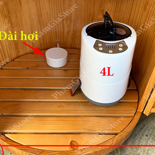 Nồi xông hơi 4Lít Hero dùng cho lều xông và phòng kính - BẢO HÀNH ĐẦY ĐỦ