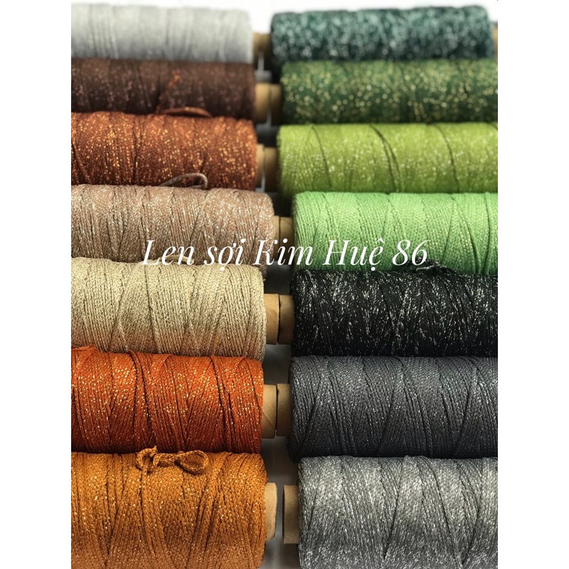 Sợi dệt kim tuyến ( từ màu 1 đến màu 20)