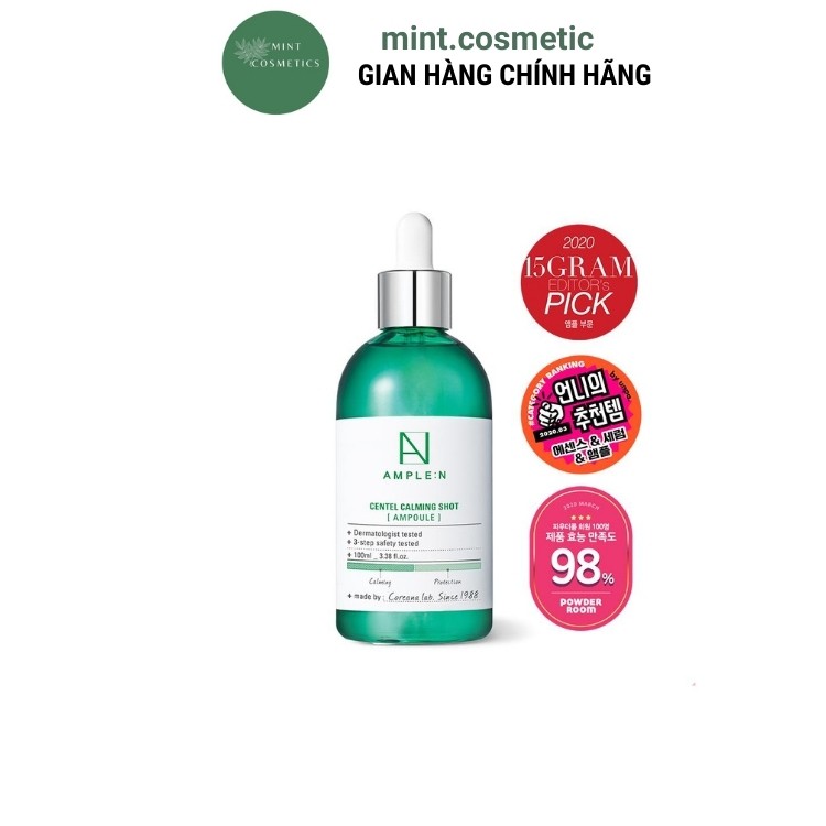 TINH CHẤT SERUM RAU MÁ COREANA CENTEL CALMING SHOT AMPOULE