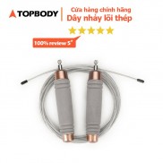 Dây nhảy dây tự điều chỉnh lõi thép cao cấp Gym đặc biệt TOPBODY-DNHAY02
