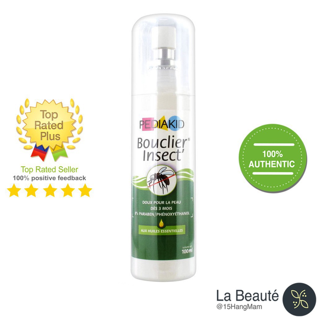 Pediakid Bouclier Insect Spray Action Préventive - Xịt Chống Muỗi Và Côn Trùng Cho Bé