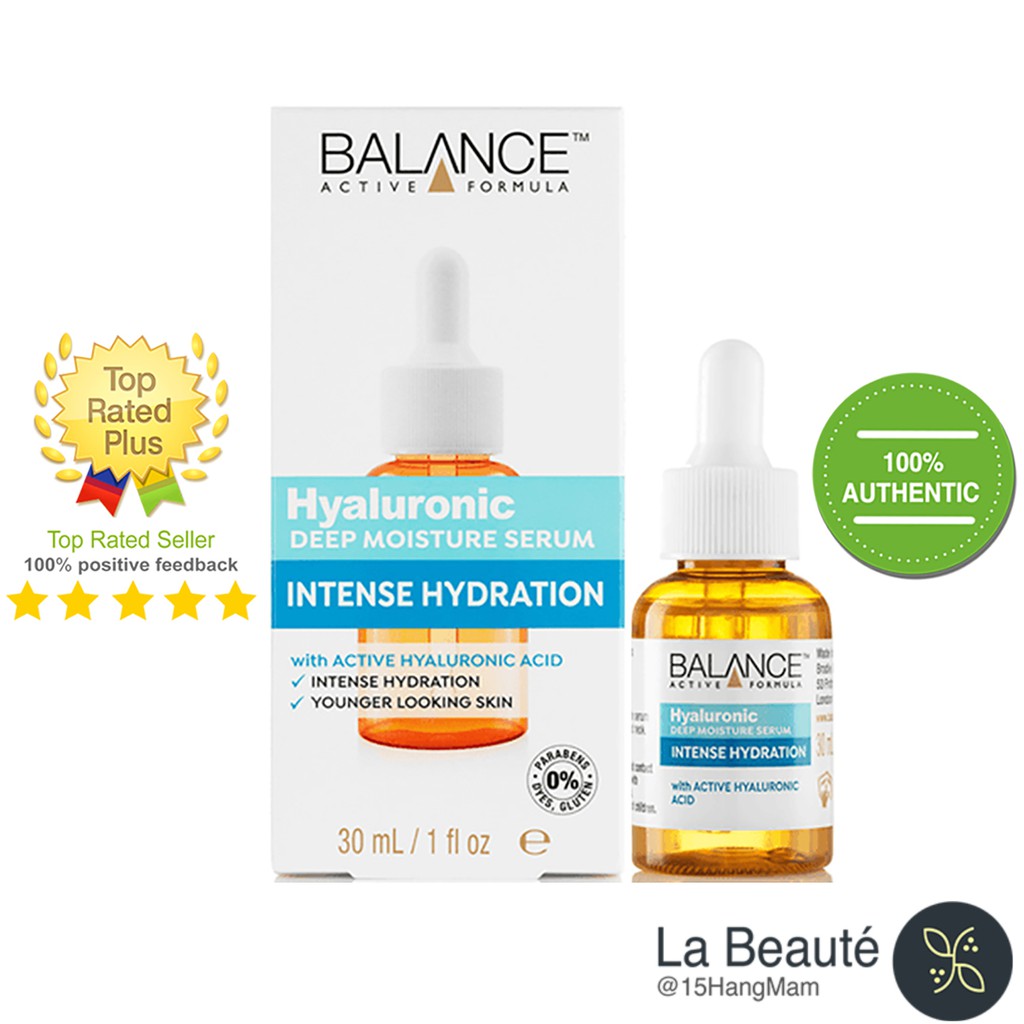 Balance Hyaluronic Deep Moisture - Tính Chất Giữ Nước Giúp Da Căng Mọng 30ml