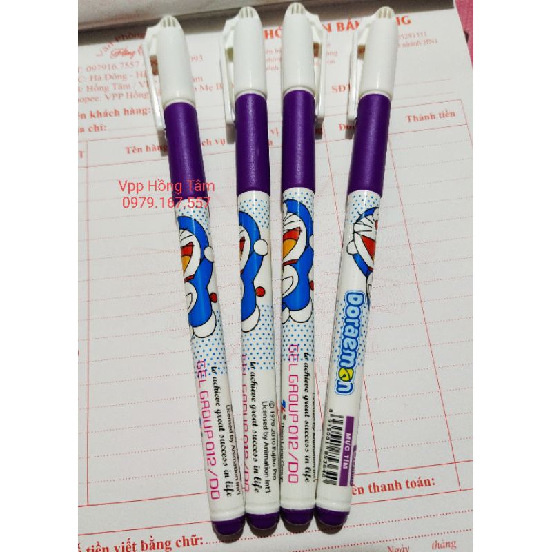 Bút nước doraemon Gel012 tím (bút nước đô rê mon)