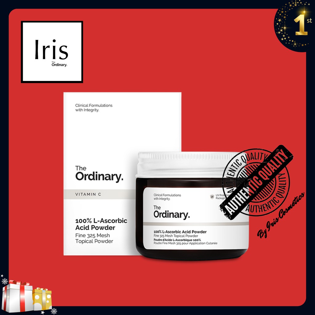 (BILL CANADA) Vitamin C dạng bột 100% L-Ascorbic Acid Powder (20g) - The Ordinary.