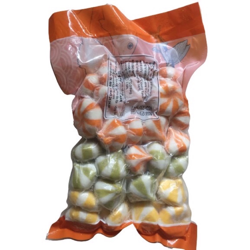 banh bao nhím hải sản 3 màu