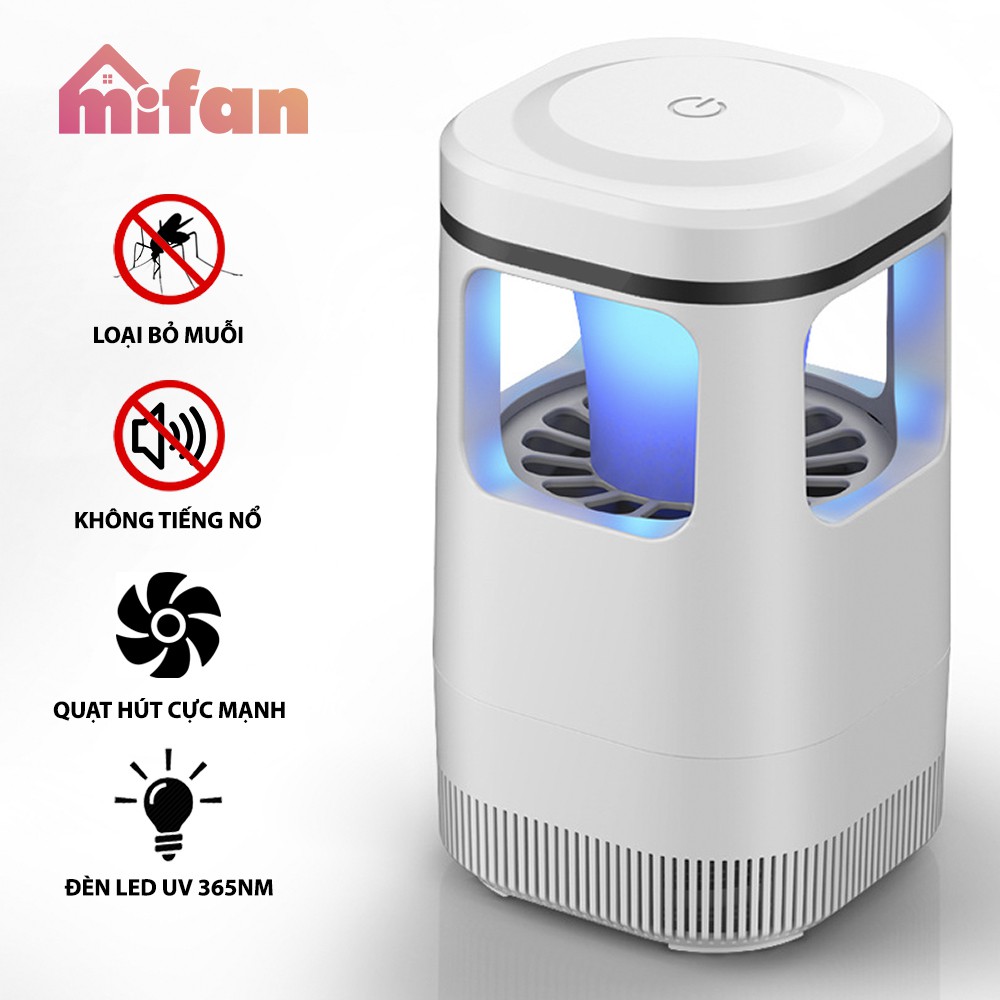 Đèn Bắt Muỗi Quạt Hút Thông Minh 2021 MIFAN - Không Tiếng Nổ - Nhựa ABS Siêu Bền - HÀNG CHÍNH HÃNG