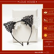 Bờm tai mèo ren cosplay sexy - Bờm tóc cute dễ thương LOLIE HOUSE - PK6