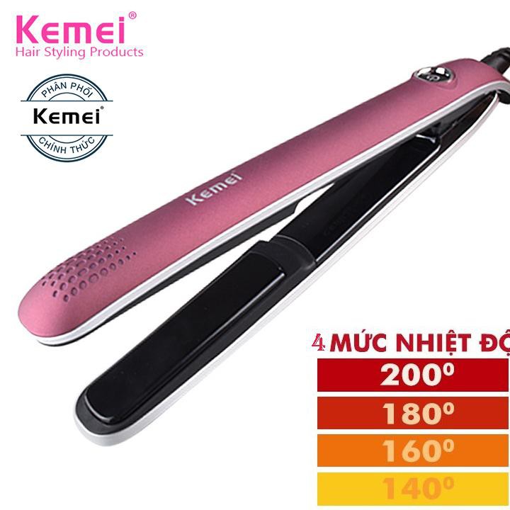 Máy Duỗi Tóc Điều Chỉnh Nhiệt Kemei KM-2203 Chuyên Nghiệp - Hàng nhập khẩu