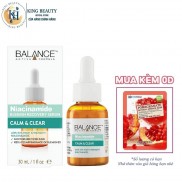Tinh Chất Giảm Mụn, Se Khít Lỗ Chân Lông, Cải Thiện Da Sần Sùi Balance Niacinamide Blemish Recovery Calm & Clear 30ml