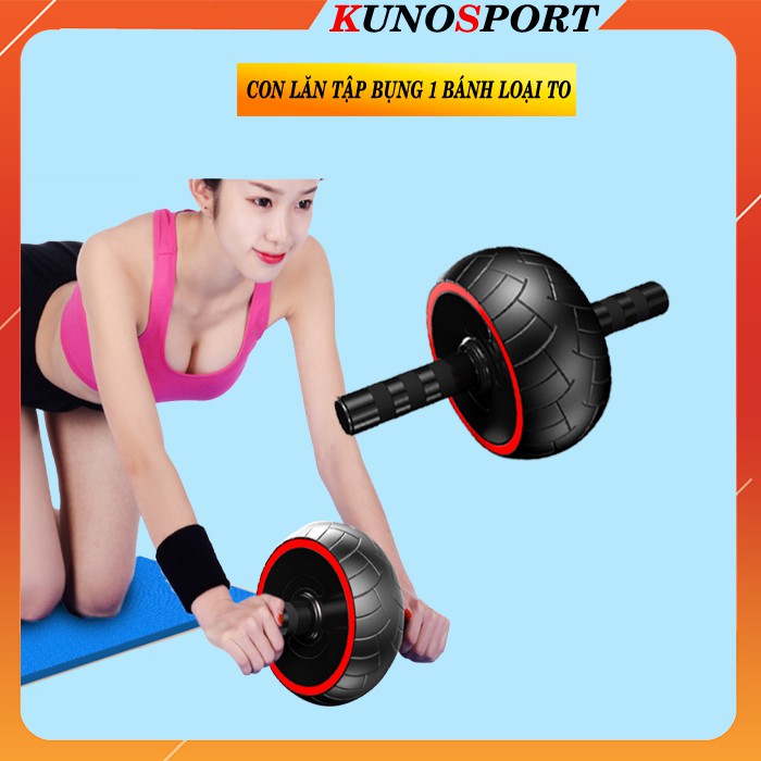Con lăn tập bụng KUNOSPORT I Tập gym giảm mỡ và săn chắc vòng một -KN03