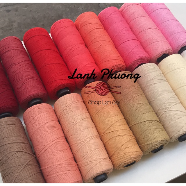 Sợi dệt ống Craft Yarn (bảng 2)