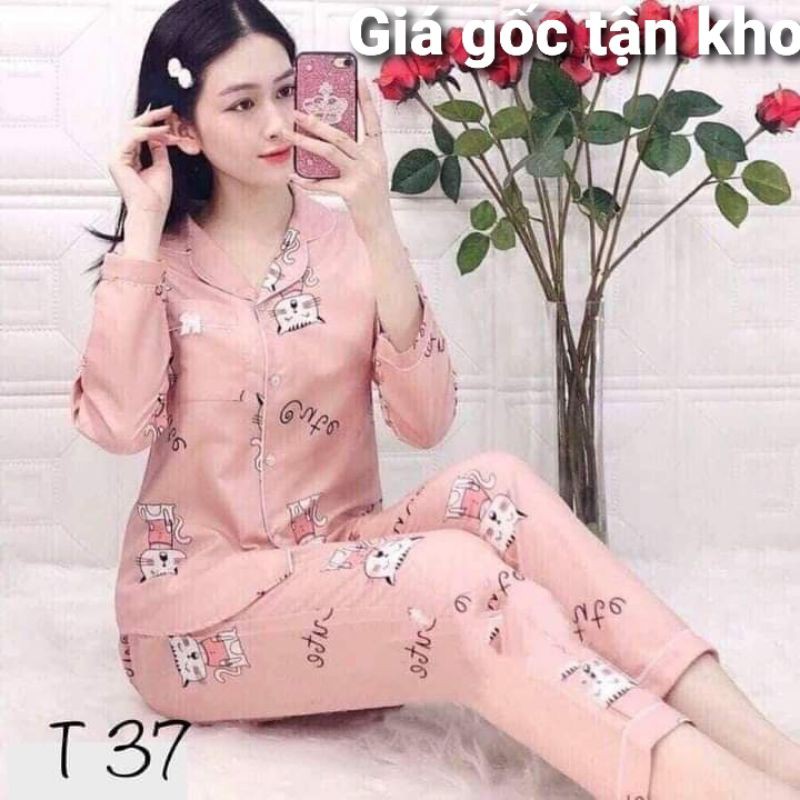 Bộ pyjama KATE TAY DÀI hàng thiết kế