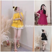  Set áo dập ly mix chân váy siêu hot hàng 2 lớp ảnh thật trải sàn