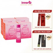 Combo 4 hộp nước uống Collagen Vitamin C sáng da InnerB Glowshot (50mlx6)