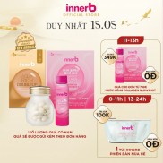Combo nước uống Collagen InnerB (50mlx6) & AQUA RICH DOUBLEUP lọ 56 viên