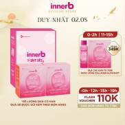 Bộ 2 Hộp 6 chai nước uống Collagen Vitamin C sáng da InnerB Glowshot (50mlx6)