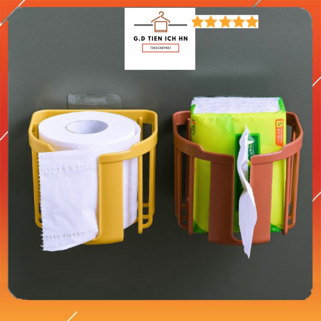 Giỏ Đựng Giấy Vệ Sinh - Giỏ Treo Tường Đựng Khăn Giấy Phòng Tắm Phòng Bếp