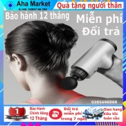 Súng Massage 4 Đầu 6 Chế Độ Fascial Giảm Cơ Căng Cơ Trị Nhức Mỏi Vai Gáy