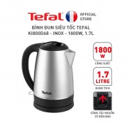 Bình đun siêu tốc Tefal KI800D68 - inox - 1800W, 1.7L