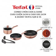 Bộ Combo Nồi chảo Tefal Cook & Shine