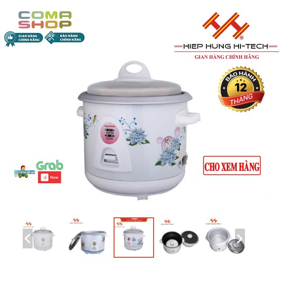 HH06 - NỒI CƠM ĐIỆN NẮP RỜI HIỆP HƯNG 1L (2-3 NGƯỜI ĂN) - BẢO HÀNH CHÍNH HÃNG 12 THÁNG