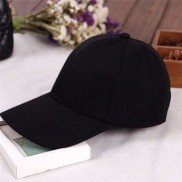 Mũ nón lưỡi trai nam nữ ( giao ngẫu nhiên màu đen, trắng, xanh, be hoặc đen trơn)