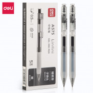 Bút Bi Dạng Gel Deli A575 Mực Đen Ngòi 0.5mm Chất Lượng Cao