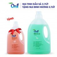 Nước sàn On1 hương Sả chanh dung tích 2.7L - Tặng Nước sàn On1 Đinh Hương dung tích 1L