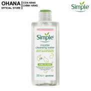 Nước Tẩy Trang Không Cồn Simple Kind To Skin Micellar Cleansing Water 200ml