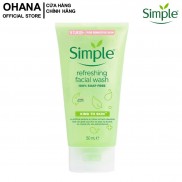 Sữa Rửa Mặt Dạng Gel Simple Kind To Skin Refreshing Facial Wash 150ml