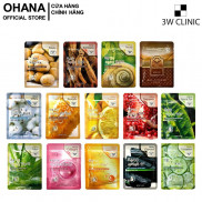 Mặt nạ dưỡng ẩm trắng da 3W Clinic Fresh Mask Sheet 23ml
