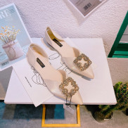 GIÀY BÚP BÊ ĐÁ VUÔNG MŨI NHỌN QUÀNG CHÂU CAO CẤP