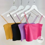 Áo Croptop 2 Dây Sợi Bún