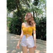 Áo croptop rút dây giữa TN P5104