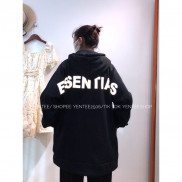 Áo hoodies phản Quang essentias ( ảnh thật)