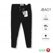 Quần jean nam đen rách gối dáng Skinny, quần bò đen trơn Classic thời trang JBAGY