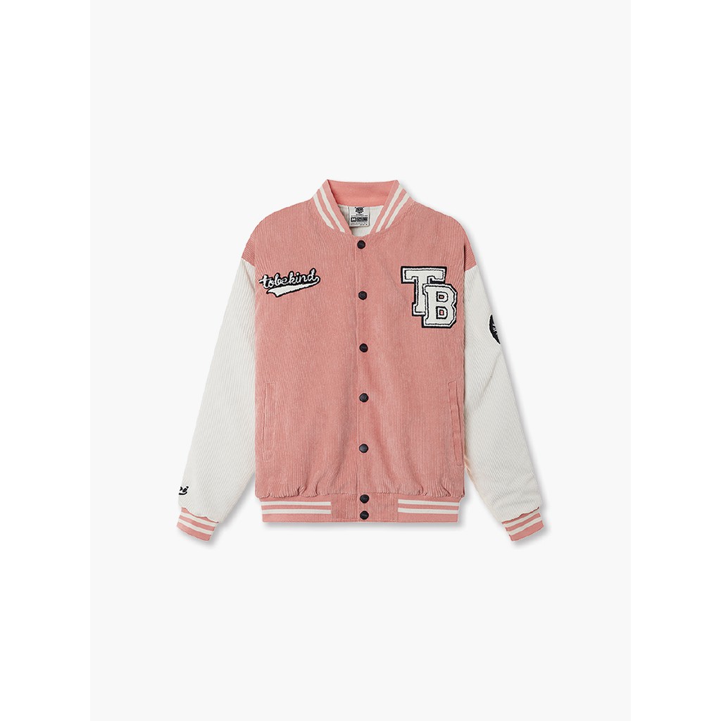 Áo khoác TOBI Varsity - màu Hồng UNISEX