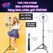 Đèn Livestream quay Tiktok, trợ sáng chụp hình. Hỗ trợ Makeup, Thâm mỹ, Trẻ hóa da bảo vệ mắt.
