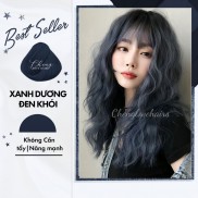 Thuốc Nhuộm Tóc Màu XANH DƯƠNG ĐEN KHÓI, Xanh Đen Khói Không Tẩy | Chenglovehair, Chenglovehairs