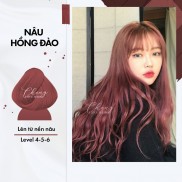 Thuốc Nhuộm Tóc Màu NÂU HỒNG ĐÀO Không Tẩy | Chenglovehair, Chenglovehairs