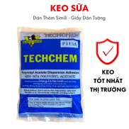  Keo sữa TECHCHEM dán tường gỗ giấy thảm simili 1kg - Trang Trí Hà Linh
