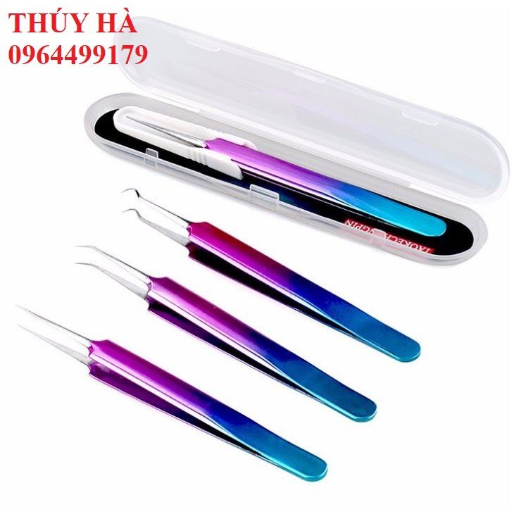 Nhíp tách 7 màu NỐI MI_keo nối mi_dụng cụ nối mi_THÚY HÀ