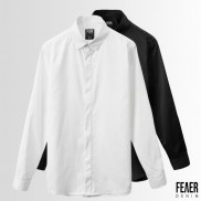 Áo sơ mi nam tay dài nam FEAER chất lụa thoáng, cao cấp Basic Long Sleeve