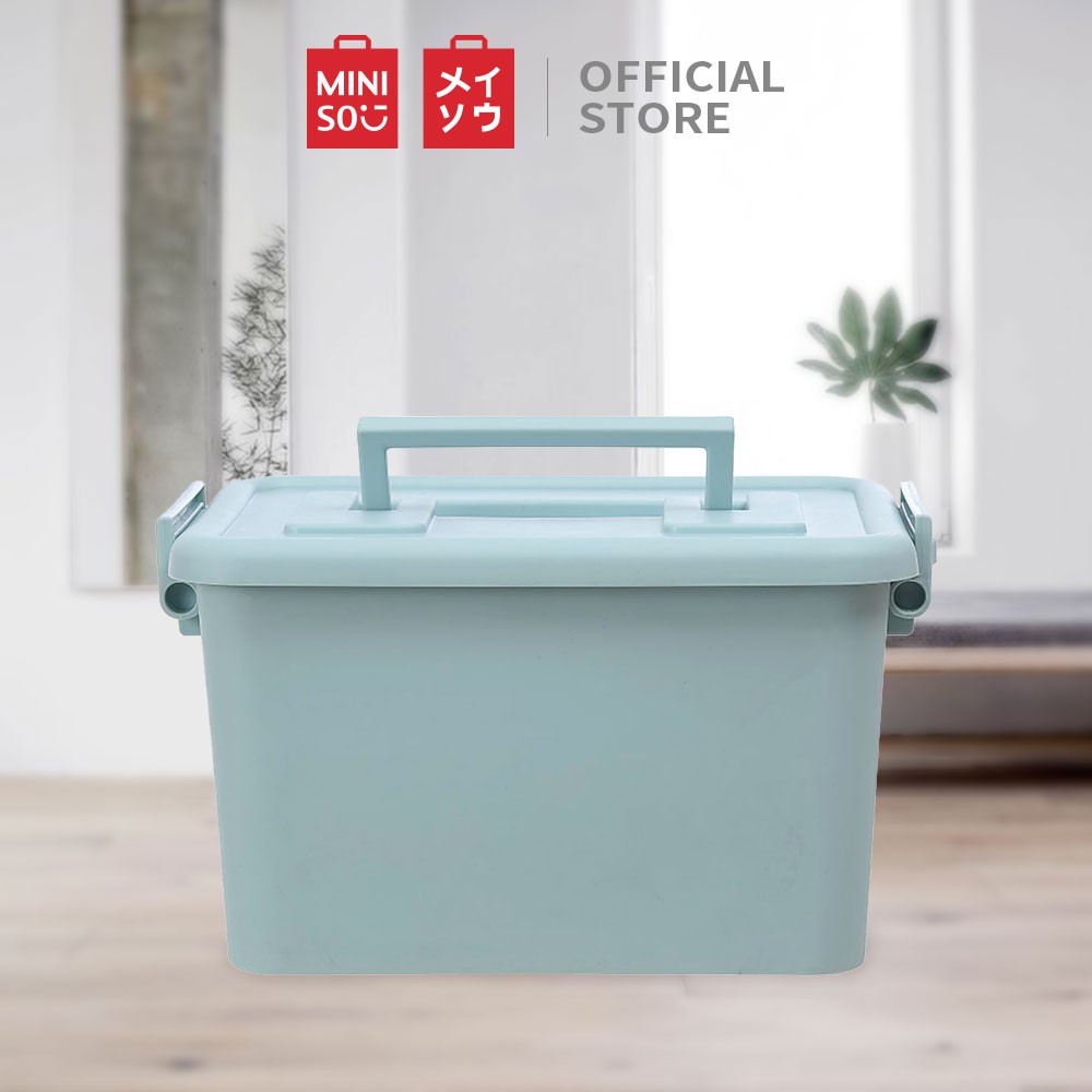 Hộp lưu trữ MINISO (Xanh lam)