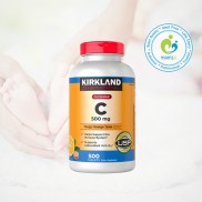 Vitamin C (500v) tăng cường đề kháng, đẹp da cho người từ 2 tuổi trở lên Kirkland Vitamin C 500mg, USA