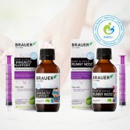 Siro (100ml) tăng đề kháng/giảm sổ mũi cho trẻ sơ sinh/6 tháng đến 12 tuổi Brauer Baby & Child Immunity/Runny Nose, Úc