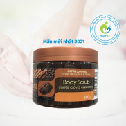 Gel (380g) tẩy da chết toàn thân chiết xuất quế hồi, cafe cho người từ 18 Krasota/ Bilena Gel Scrub Coffee Cinnamon, Nga