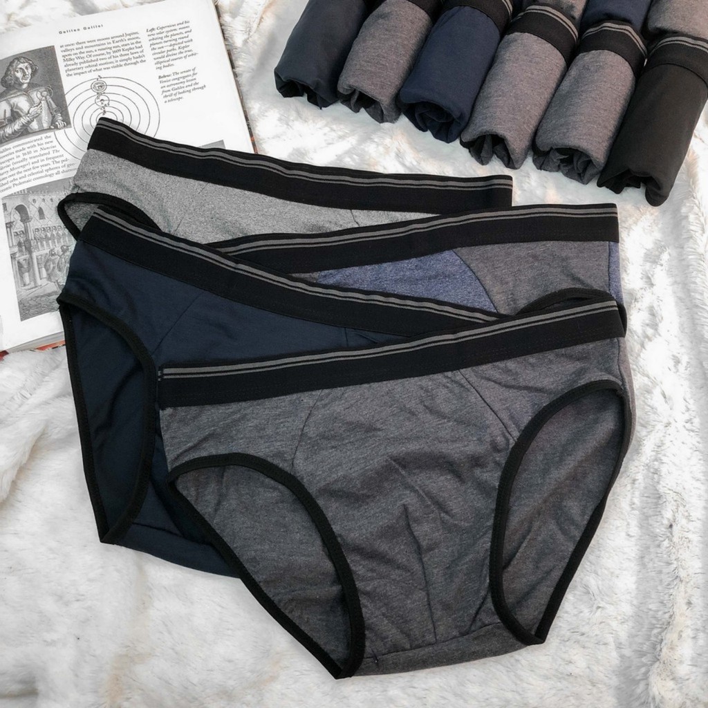 Quần sịp chéo nam chất liệu cotton thoáng mát (màu ngẫu nhiên)