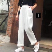 quần ống suông thô kaki, quần ống rộng thô kaki 58