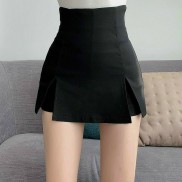 quần short váy cạp cao, quần váy dáng a cạp liền m308